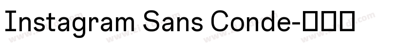 Instagram Sans Conde字体转换